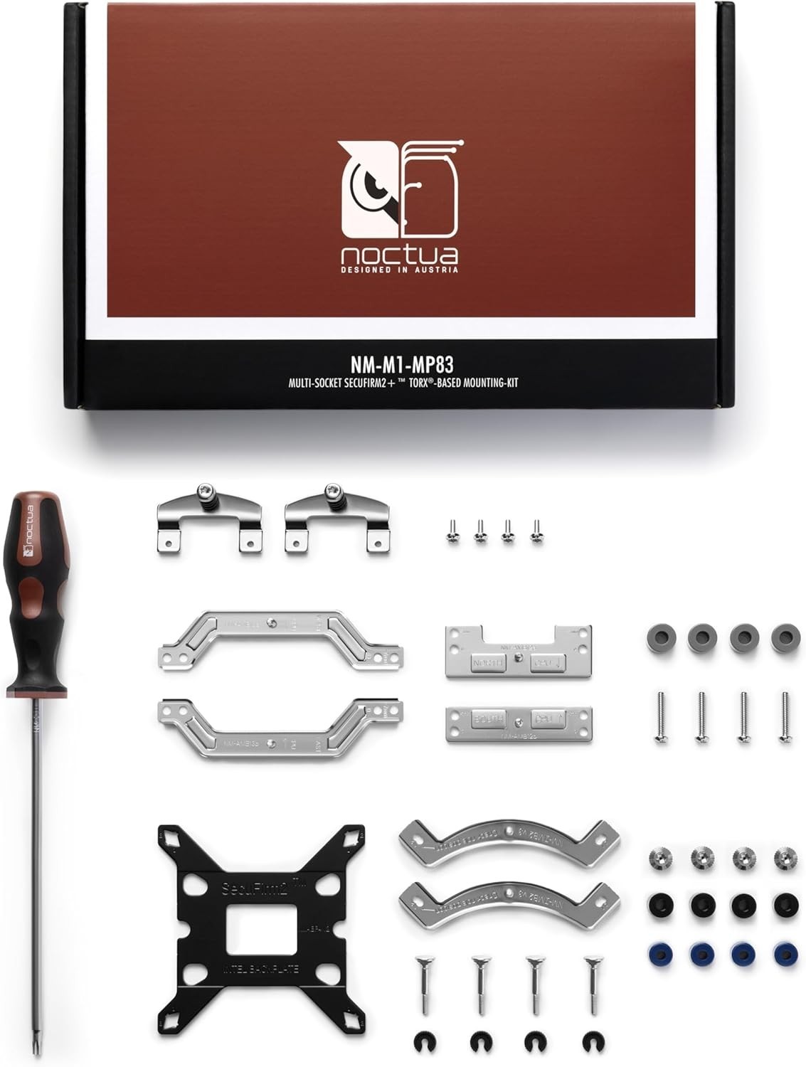 Noctua NM-M1-MP83, CPU Cooler Mounting-Kit for AMD AM5/AM4 and Intel LGA1851/LGA