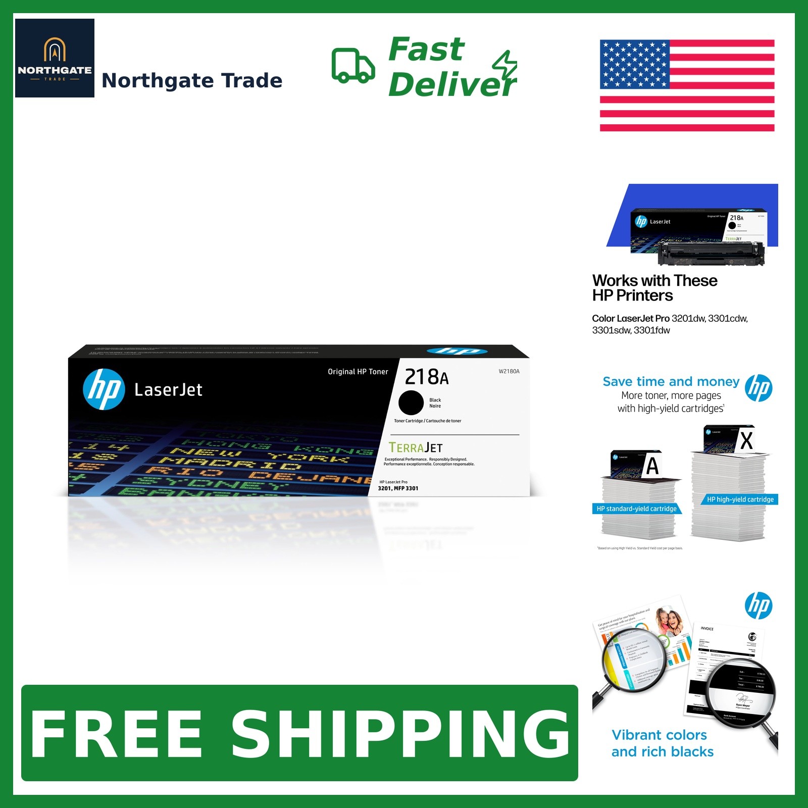 HP 218A Black Toner Cartridge