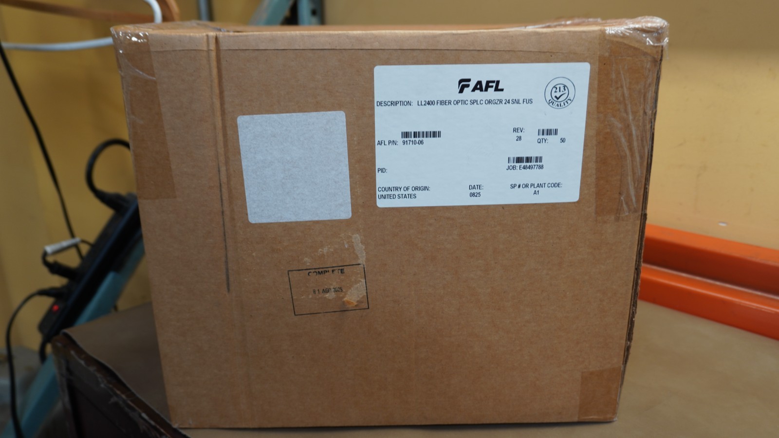 AFL LL2400 Fiber optic splice organizer 24 SNL FUS 91710-06 Qty.50