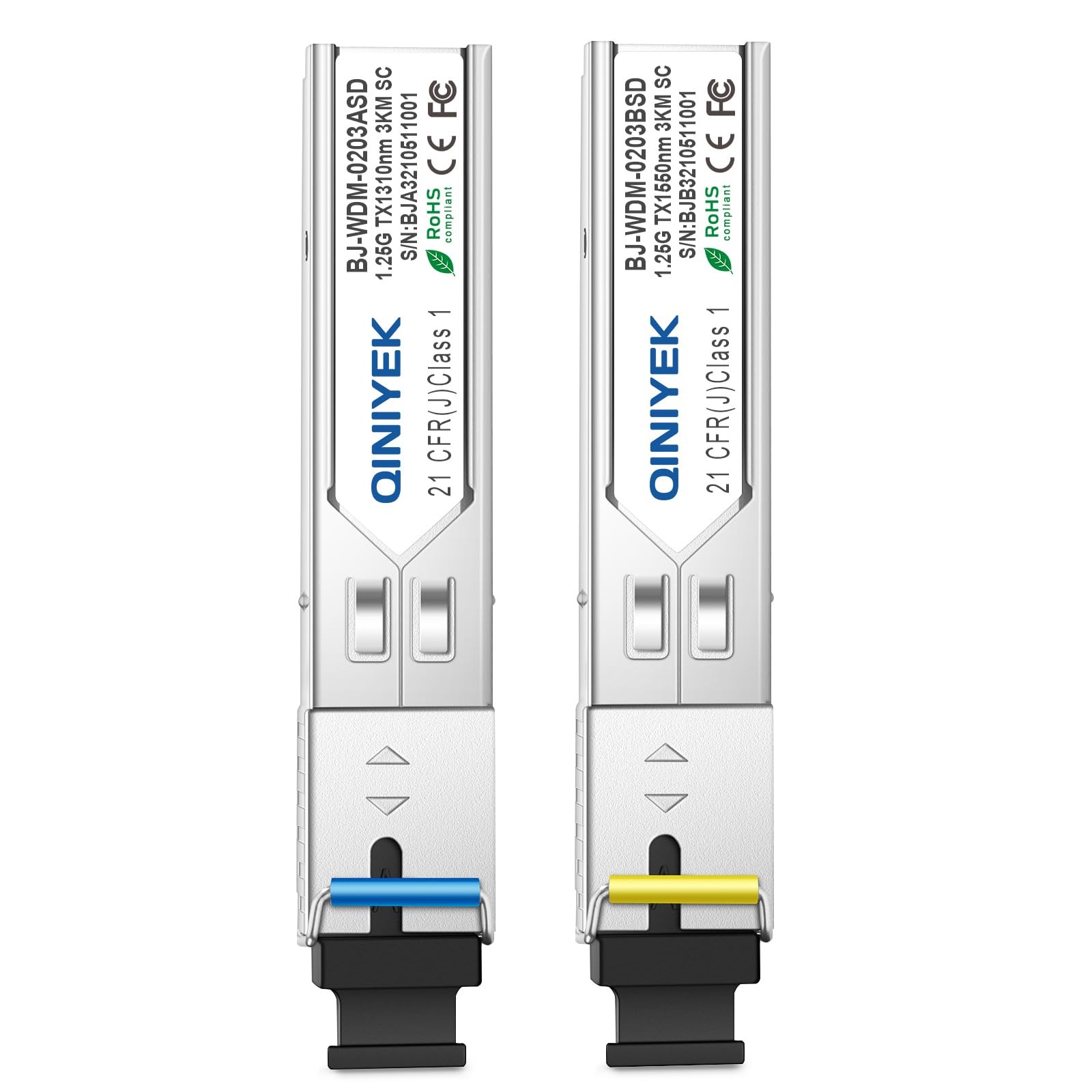 1 Pair simplex SC Module 3KM 1.25G SingleMode Fiber Connector SFP Transceiver