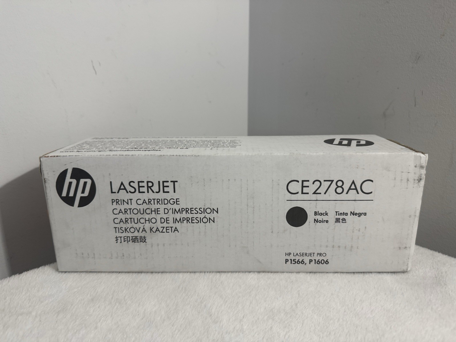 New Genuine HP 78A Black Toner Cartridge CE278AC for P1566, P1606 Factory Sealed