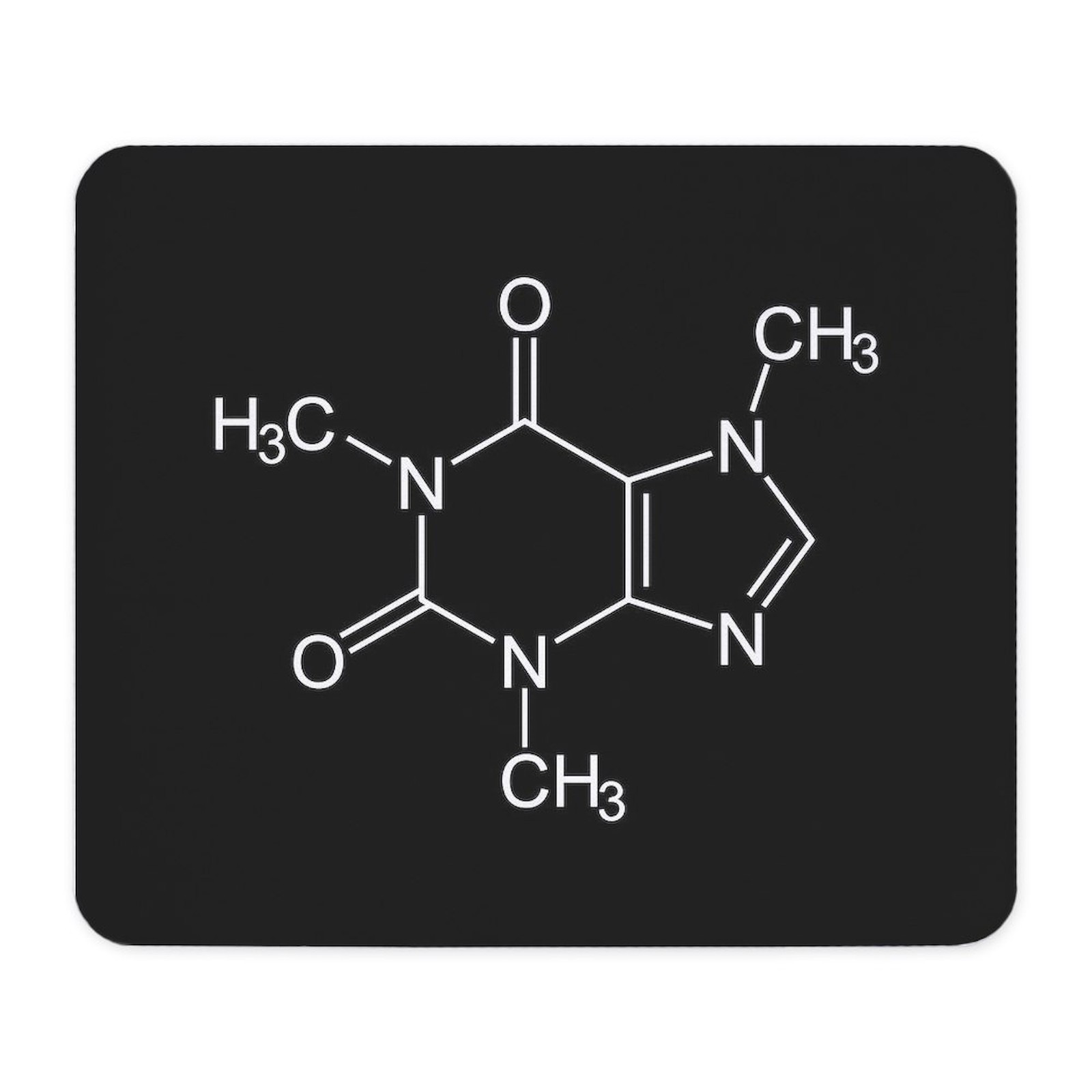 CafePress Caffeine Molecule Mousepad  (14452892)