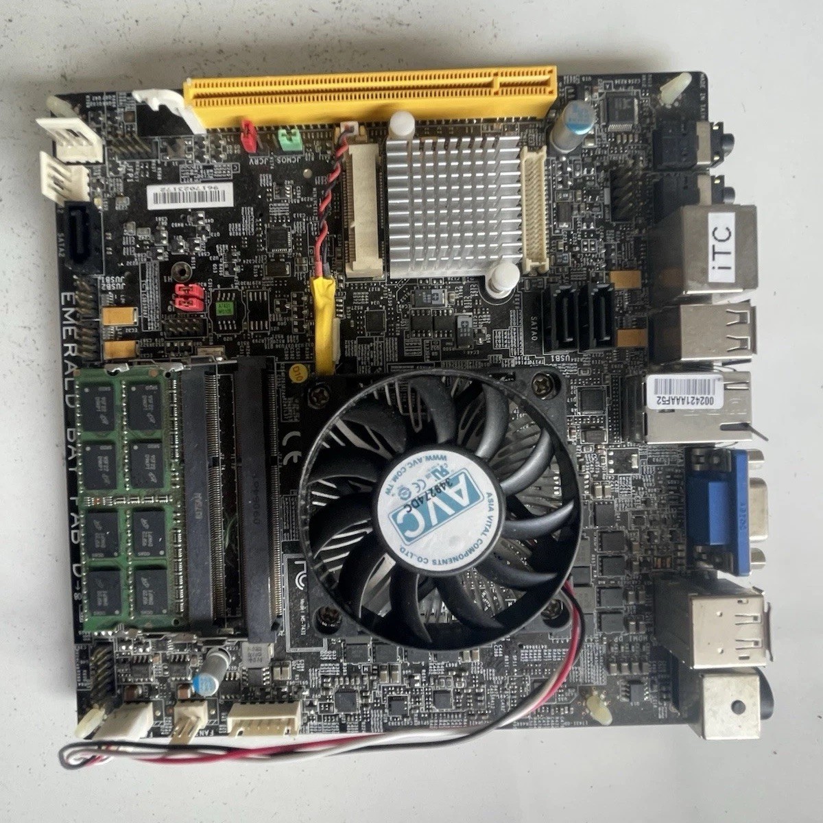 MSI MS-98E3 Intel Bay Trail Mini-ITX Industrial Motherboard RAM Untested