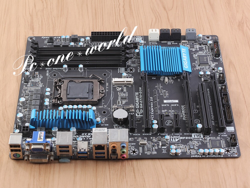 GIGABYTE GA-Z77X-D3H LGA 1155 DDR3 Intel Z77 SATA 6Gb/s USB3.0 ATX Motherboard