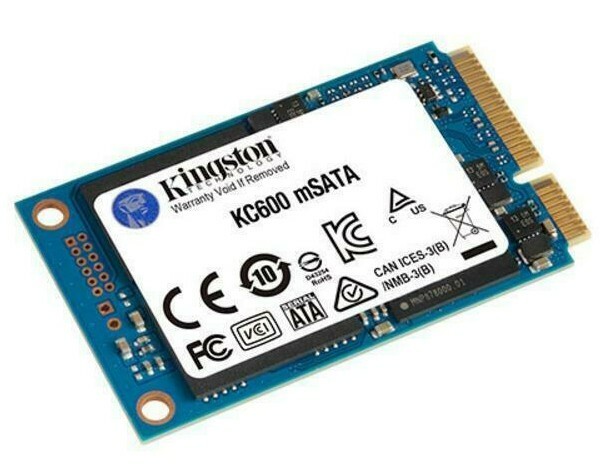Kingston KC600 mSATA 256GB 512GB 1TB SATA III 3D TLC SKC600 Internal SSD Lot