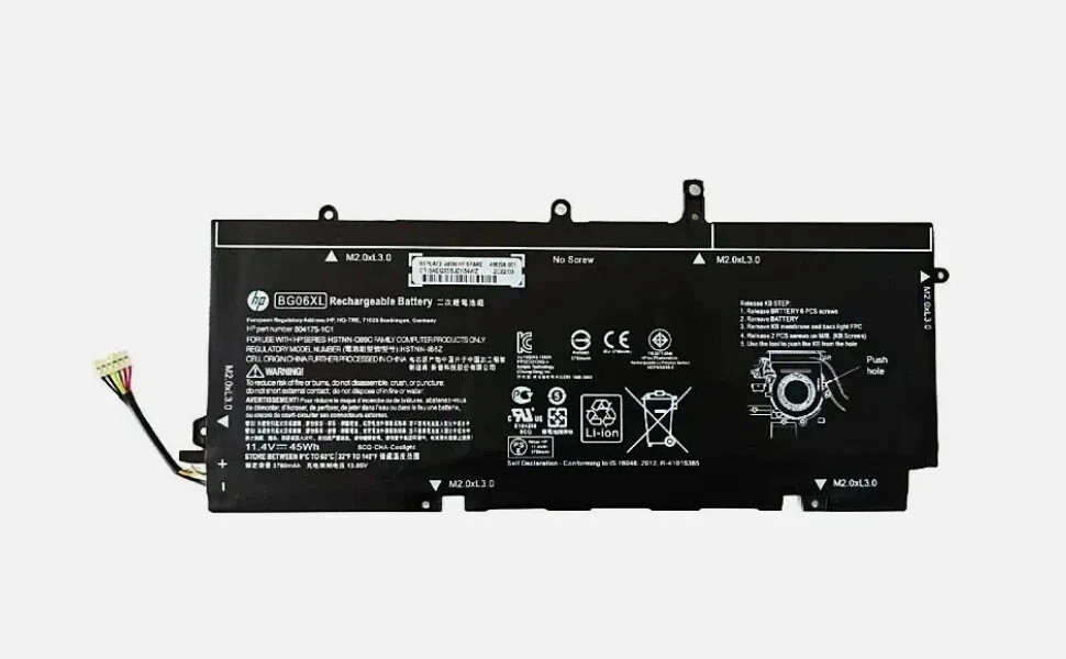 Original 45Wh BG06XL Battery for HP EliteBook 1040 G3-X, 1040 G3-Y Series NEW