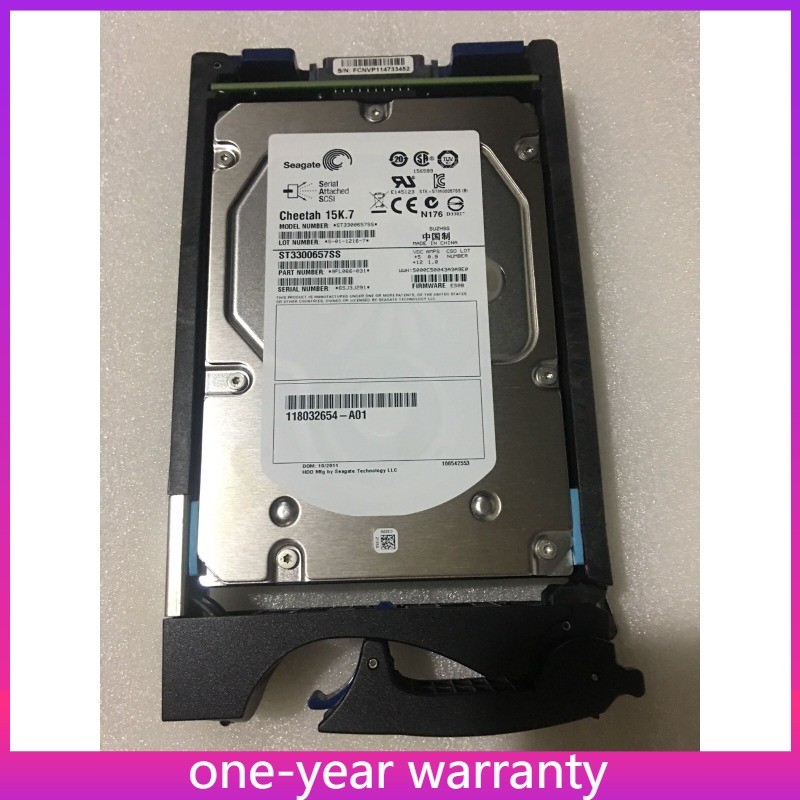 1PCS V4-VS15-300 V3-VS15-300 EMC 300G 15K SAS 3.5" 005049273 Hard Drive New