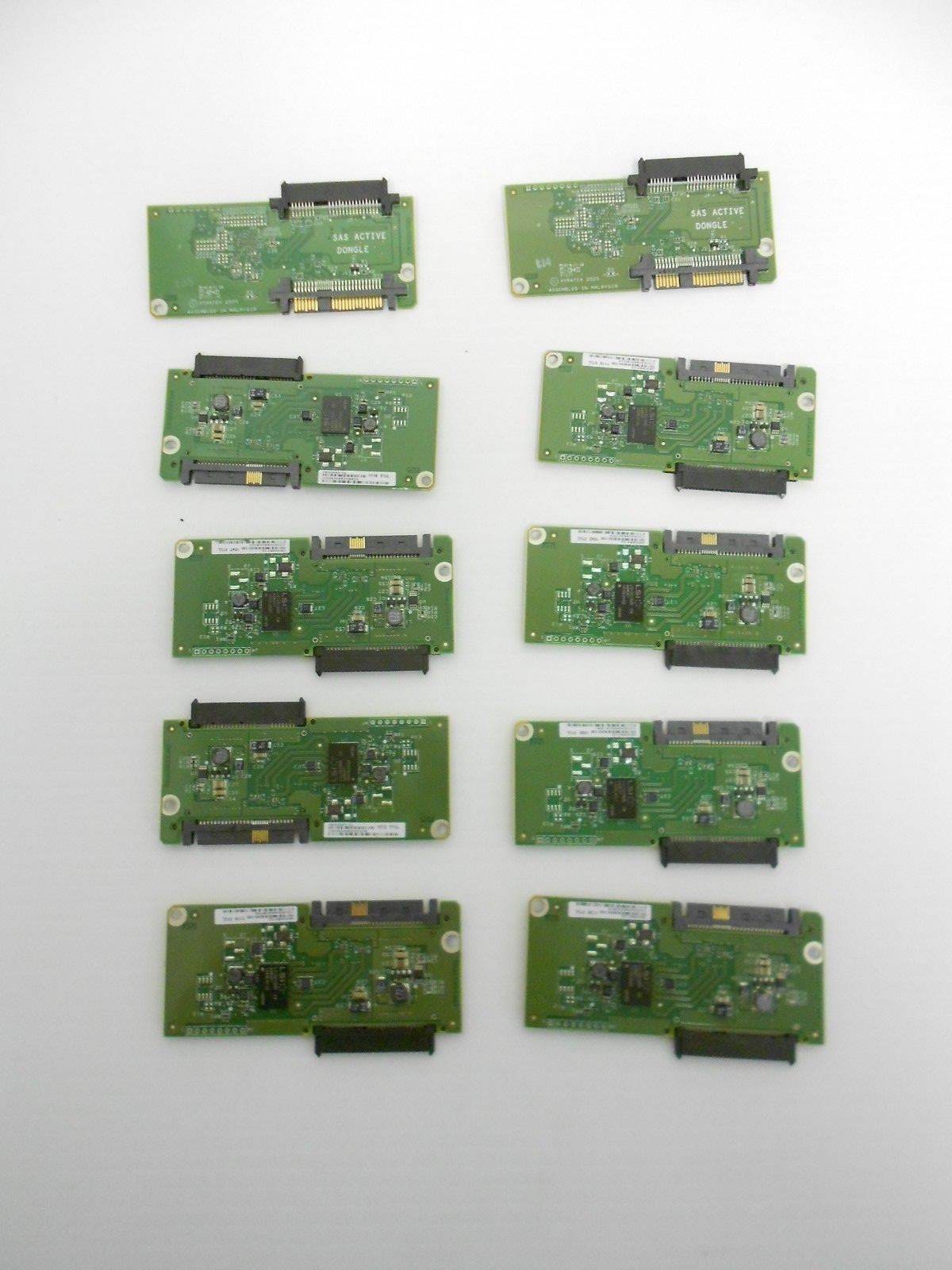 lot of 10 Xyratex SATA to SAS tray Interposer hard drive 0930983-02 0930983
