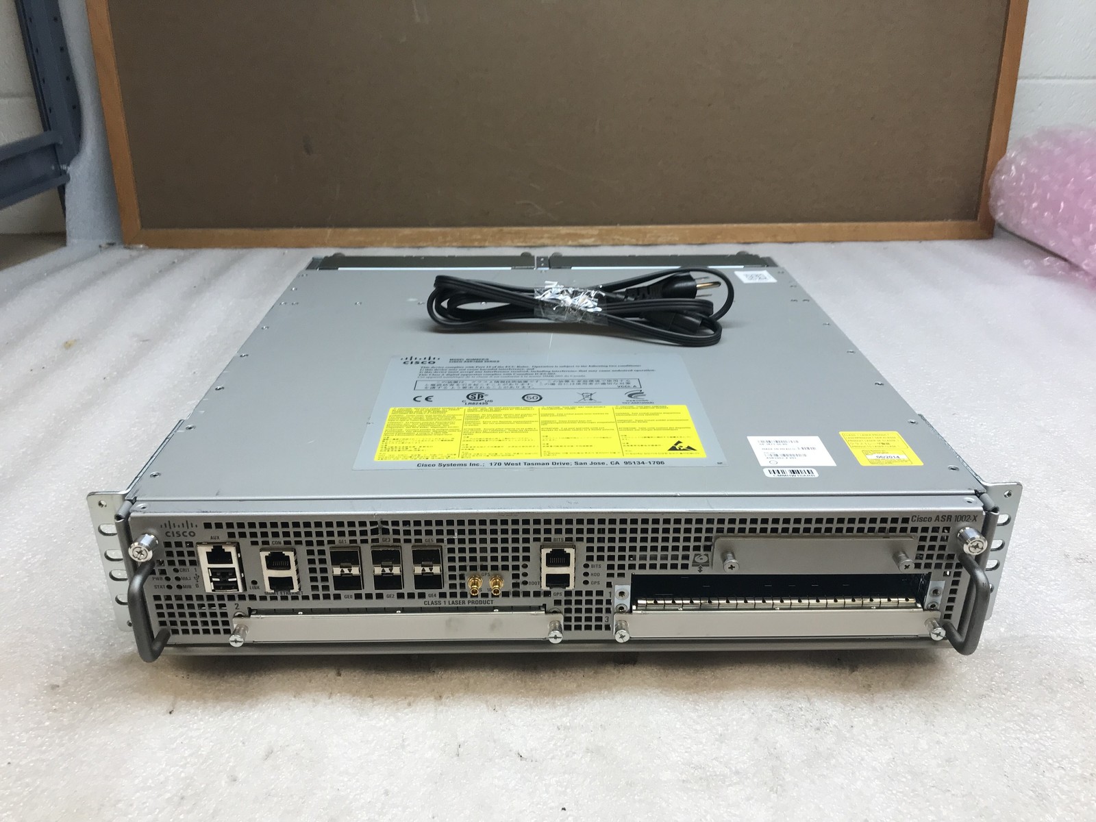 Cisco ASR1002-X V01 5Gbps Adv Enterprise Router Dual AC PSU Tested