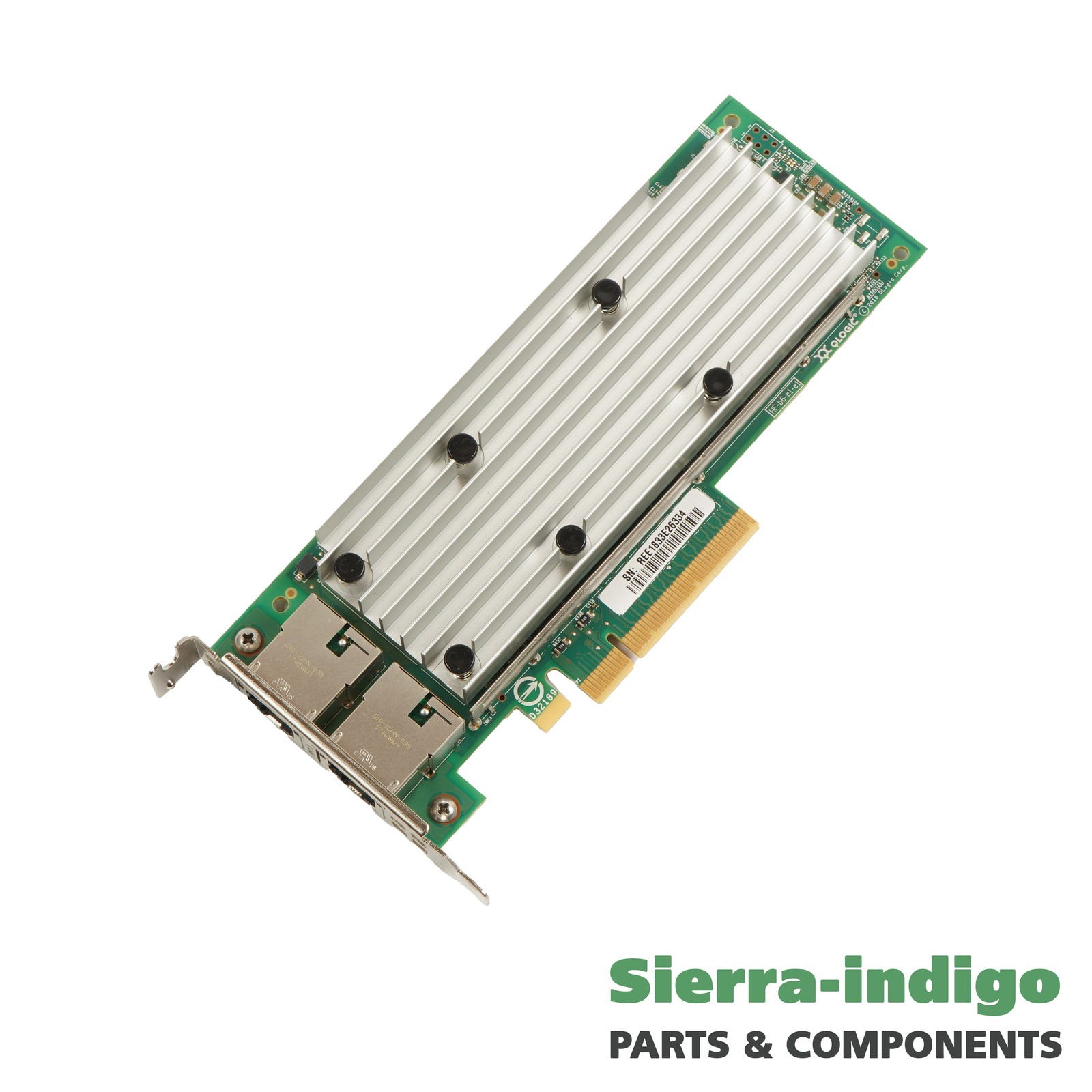 Dell 2J3X7 02J3X7 QL41162 Low Profile 2-Port Ethernet Adapter Card