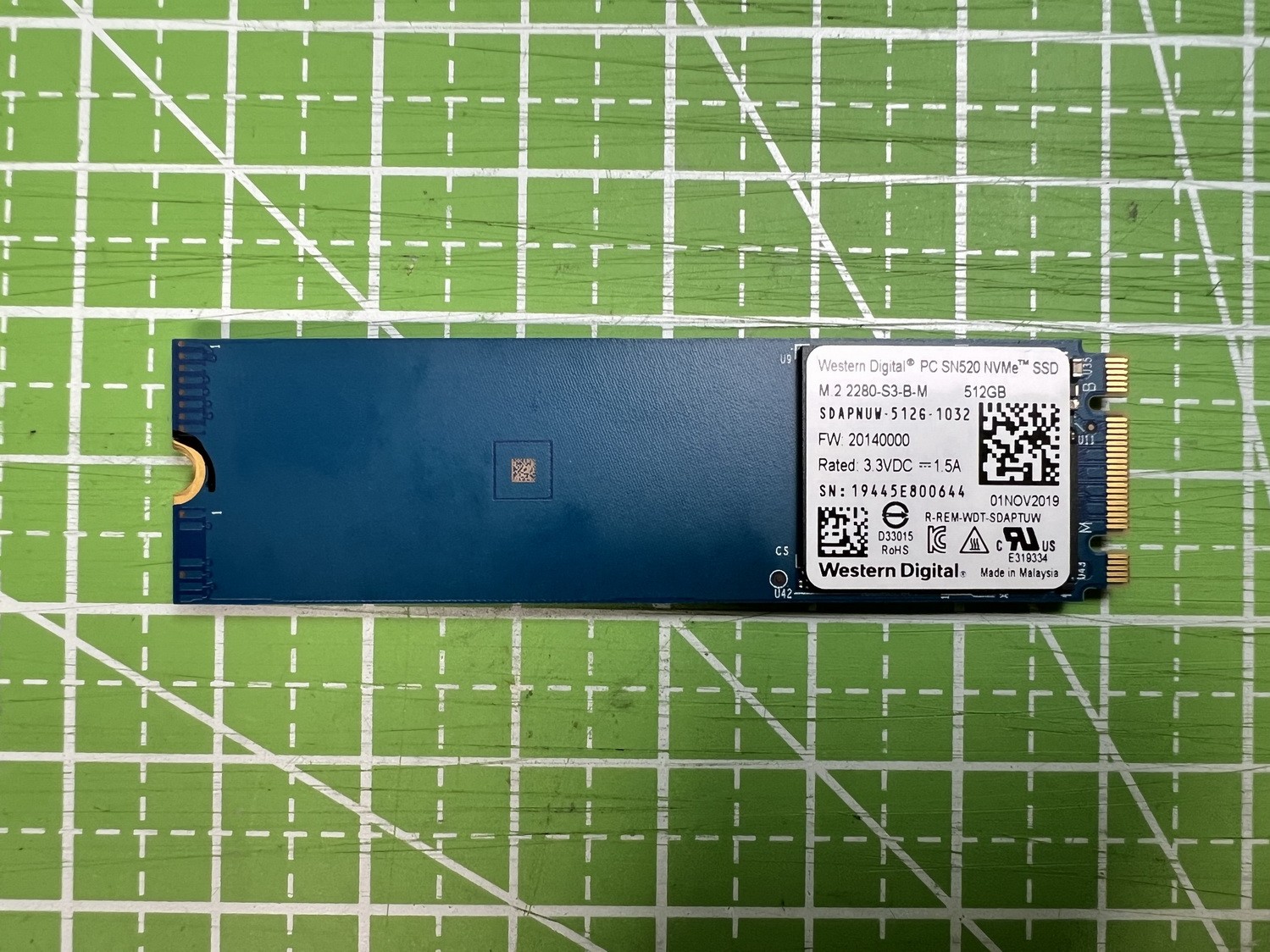 WD PC SN520 NVMe SSD 512GB M.2 2280 Solid State Drive SDAPNUW-512G-1032