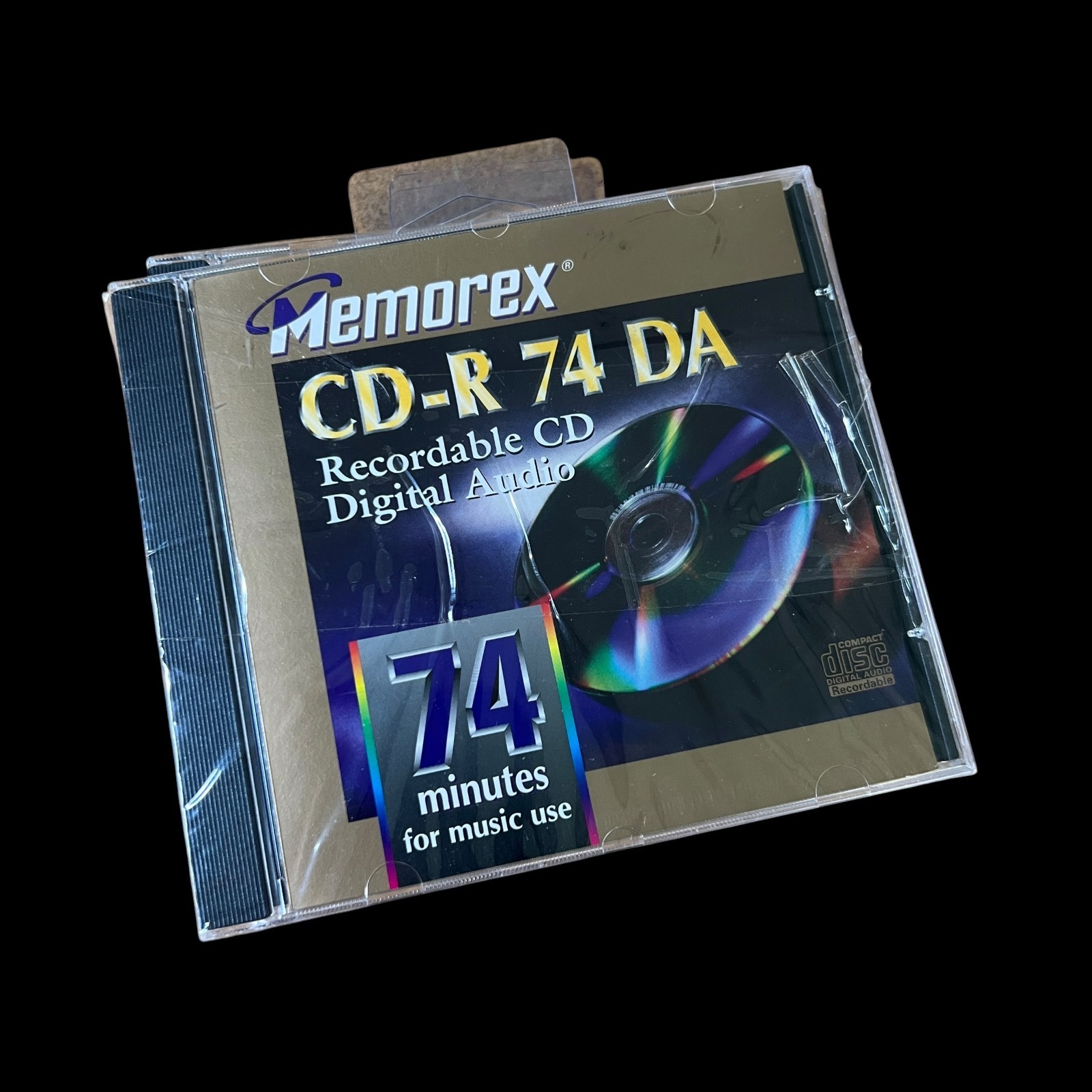 Memorex Recordable CDs CD-R 74 DA -- Lot of 5 Made in JAPAN 1998 Sealed
