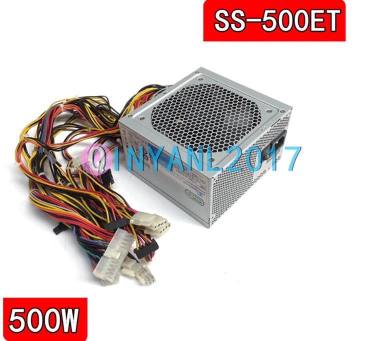1PCS Used Seasonic SS-500ET ACTIVE PFC F3 industrial power supply 500W/J