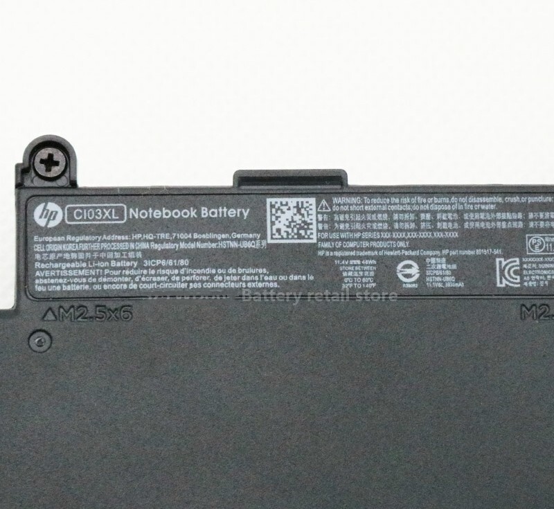 Genuine CI03XL Battery HP ProBook 640 G2 645 G2 650 G2 655 G2 801554-001 48Wh US