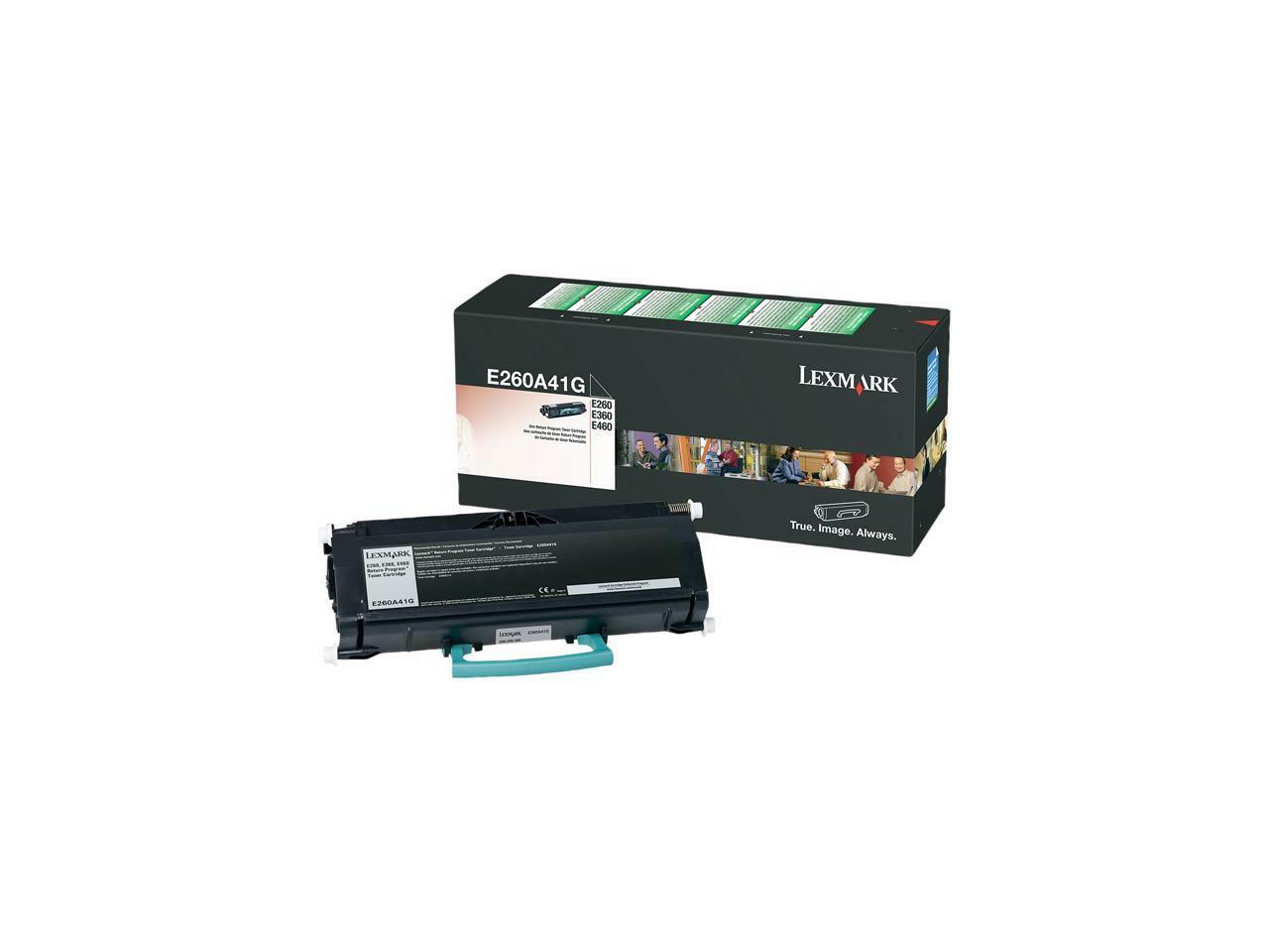 Lexmark E260A41G Return Program Toner Cartridge - Black
