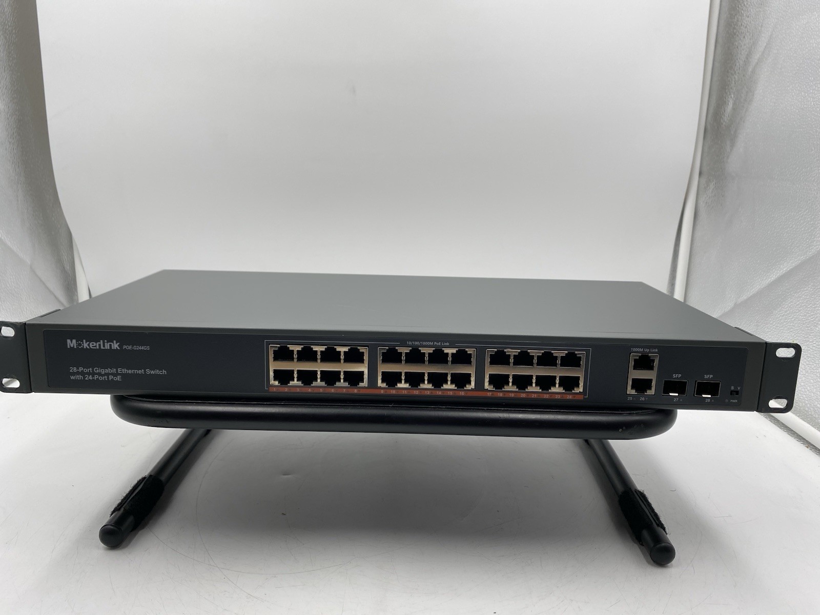 Mokerlink POE-G244GS 28-Port Gigabit Ethernet Switch