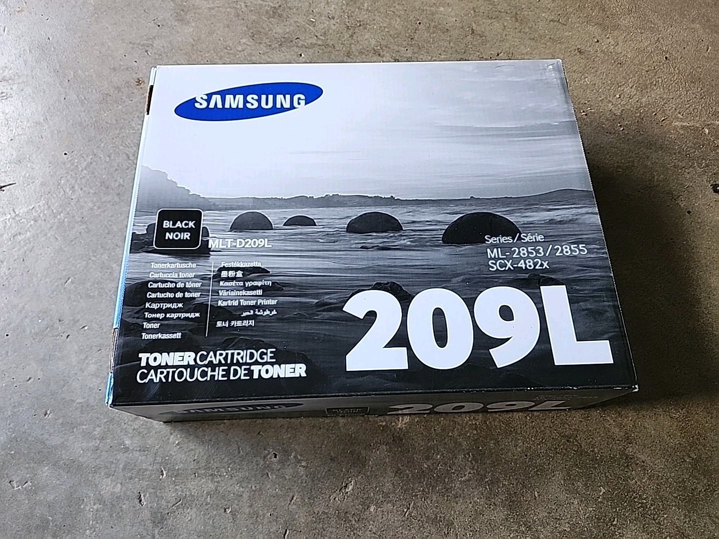 New Genuine Samsung MLT-D209L High Yield Black Toner - ML-2853, 2855, SCX-482X