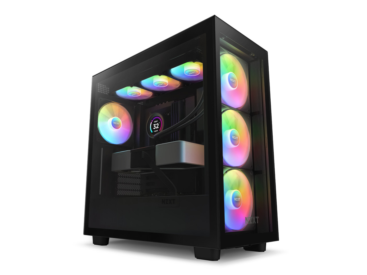 NZXT H Series H7 (2023) Elite Edition ATX Mid Tower Chassis Black color-CM-H71EB