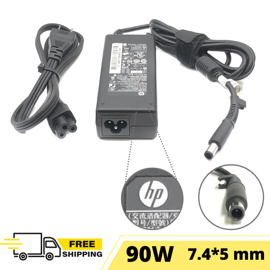 90W Genuine HP AC DC Power Adapter  for AIO Desktop 22-c0063w 22-c0073w w/Cord