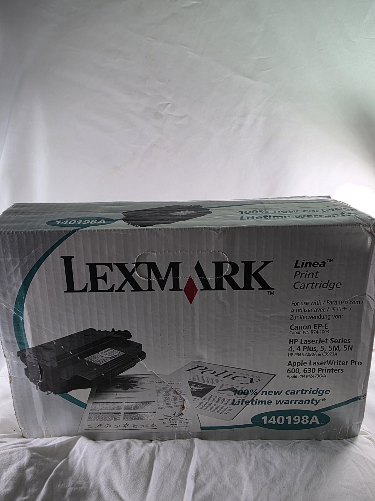 Lexmark Toner Cartridge Black Hi-Yield for HP 92291A 4si IIISi 4SiMx 140191A NEW