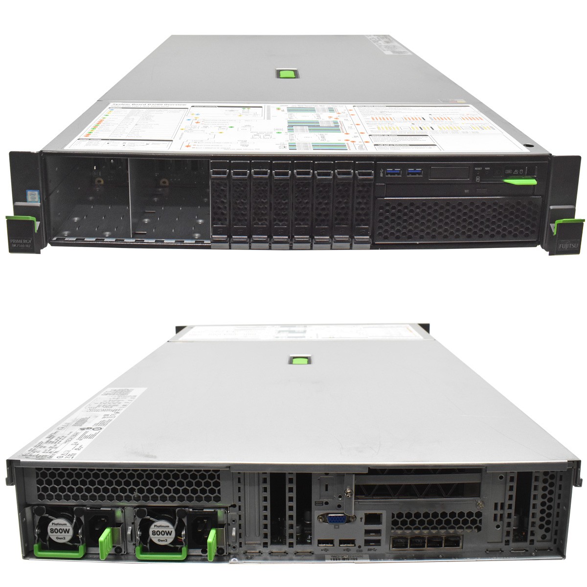 Fujitsu Primergy RX2540 M2 Server 2xE5-2630 V4 3.10GHz 32GB PC4 8x SFF 2.5