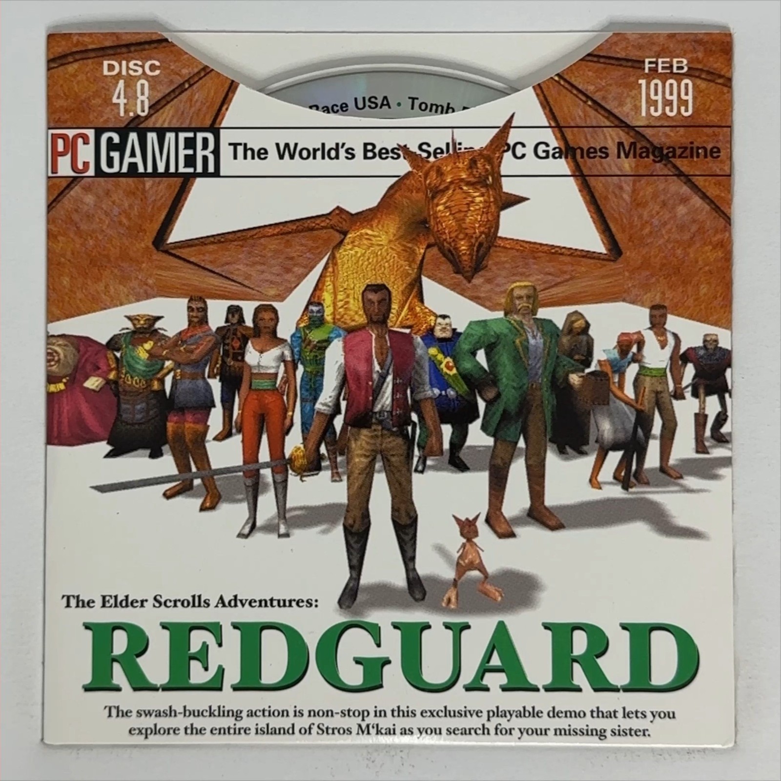 PC Gamer Demo Disc 4.8 February 1999 CD-ROM Vintage PC Gaming Software