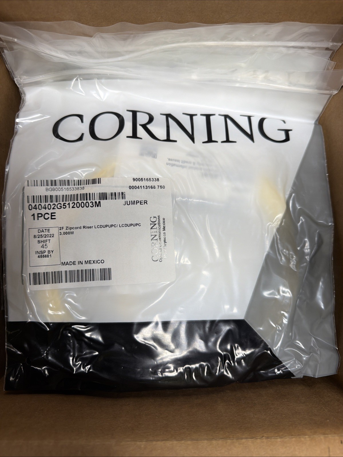 NEW-Corning 2F SM LC/LC (3-Meter)
