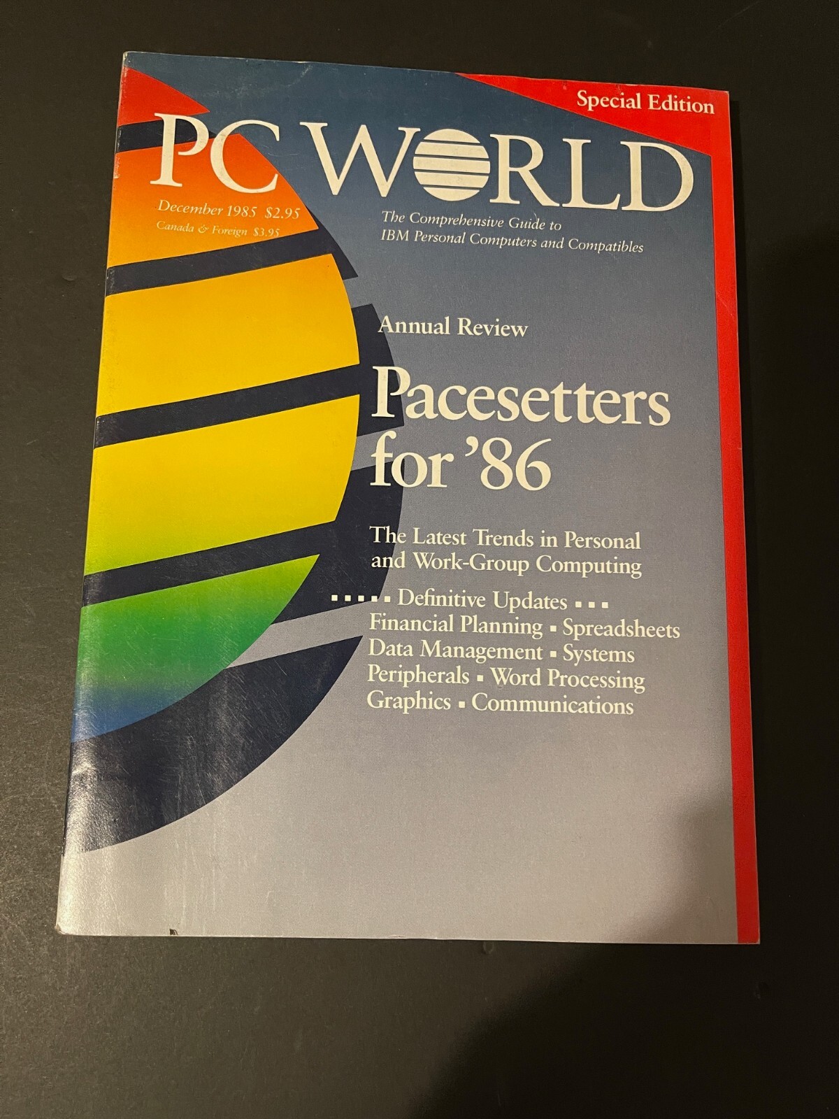 PC WORLD Special Edition VOL 3 NUMBER 12 DECEMBER, 1985  RARE COLLECTIBLE QTY-1