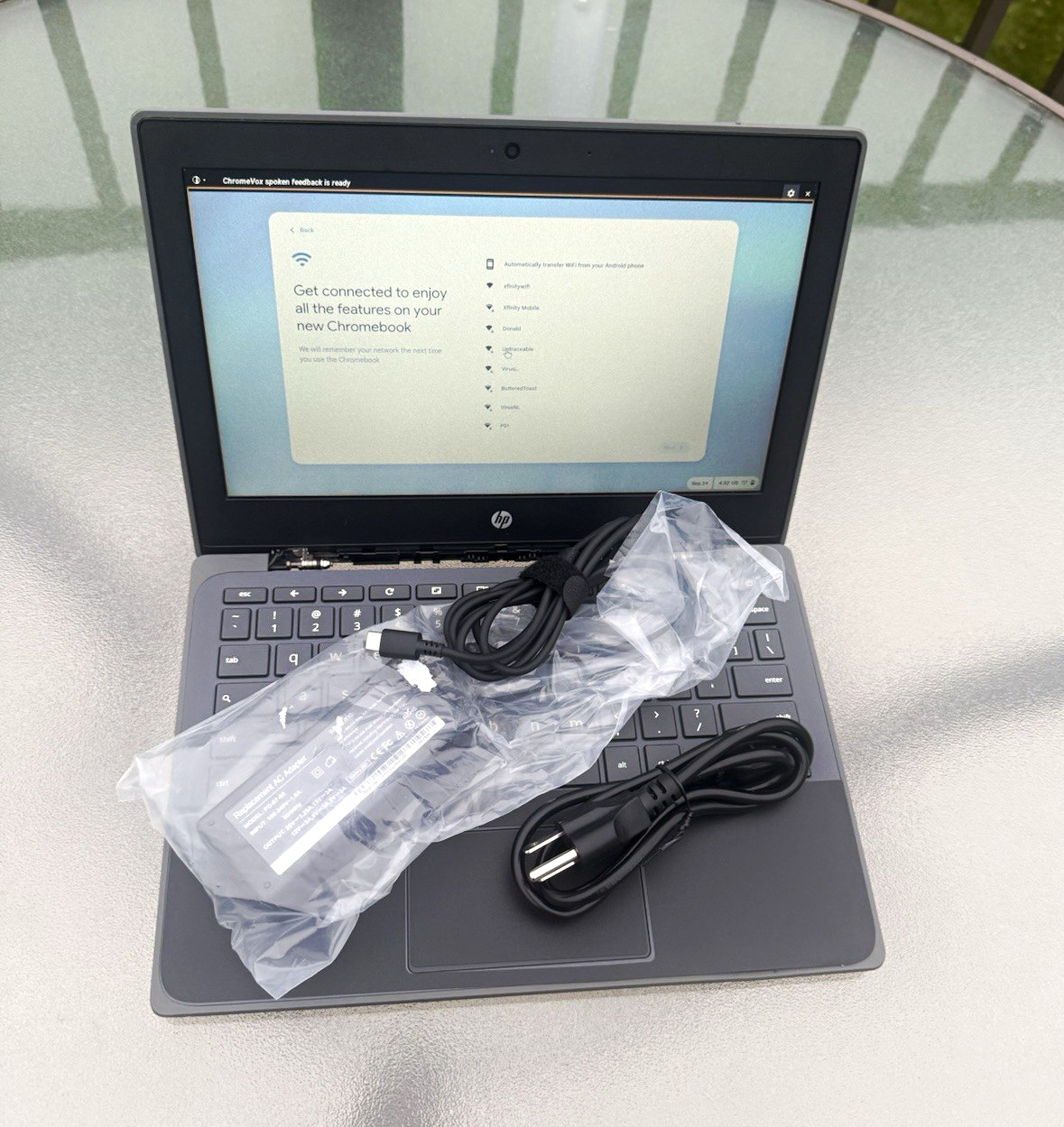 HP 14 G5 Chromebook 14" 4GB 32GB eMMC ChromeOS Celeron USB-C Charger