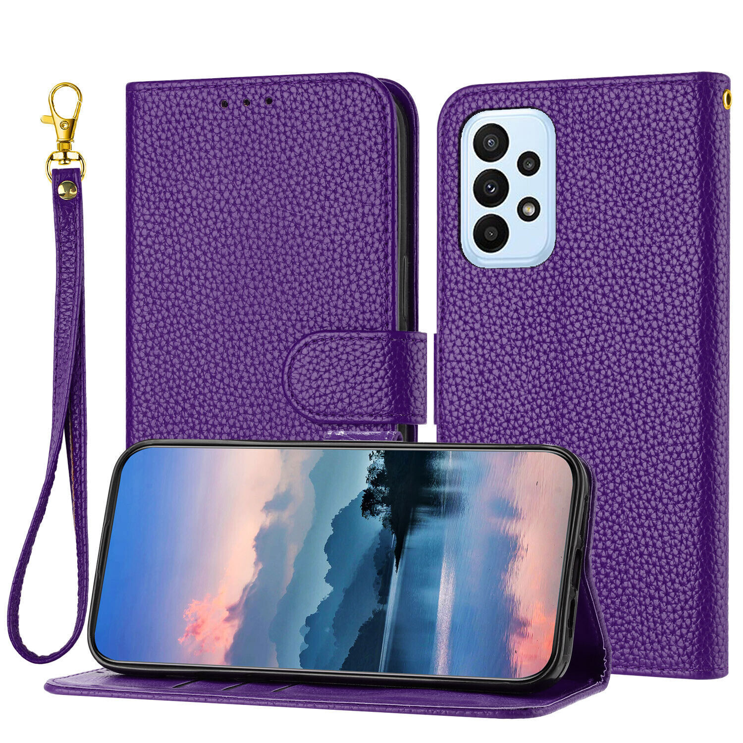 Strap Leather Wallet Cover Case For OPPO Reno 15 14 12 13F 11F Find X5 X8S X9