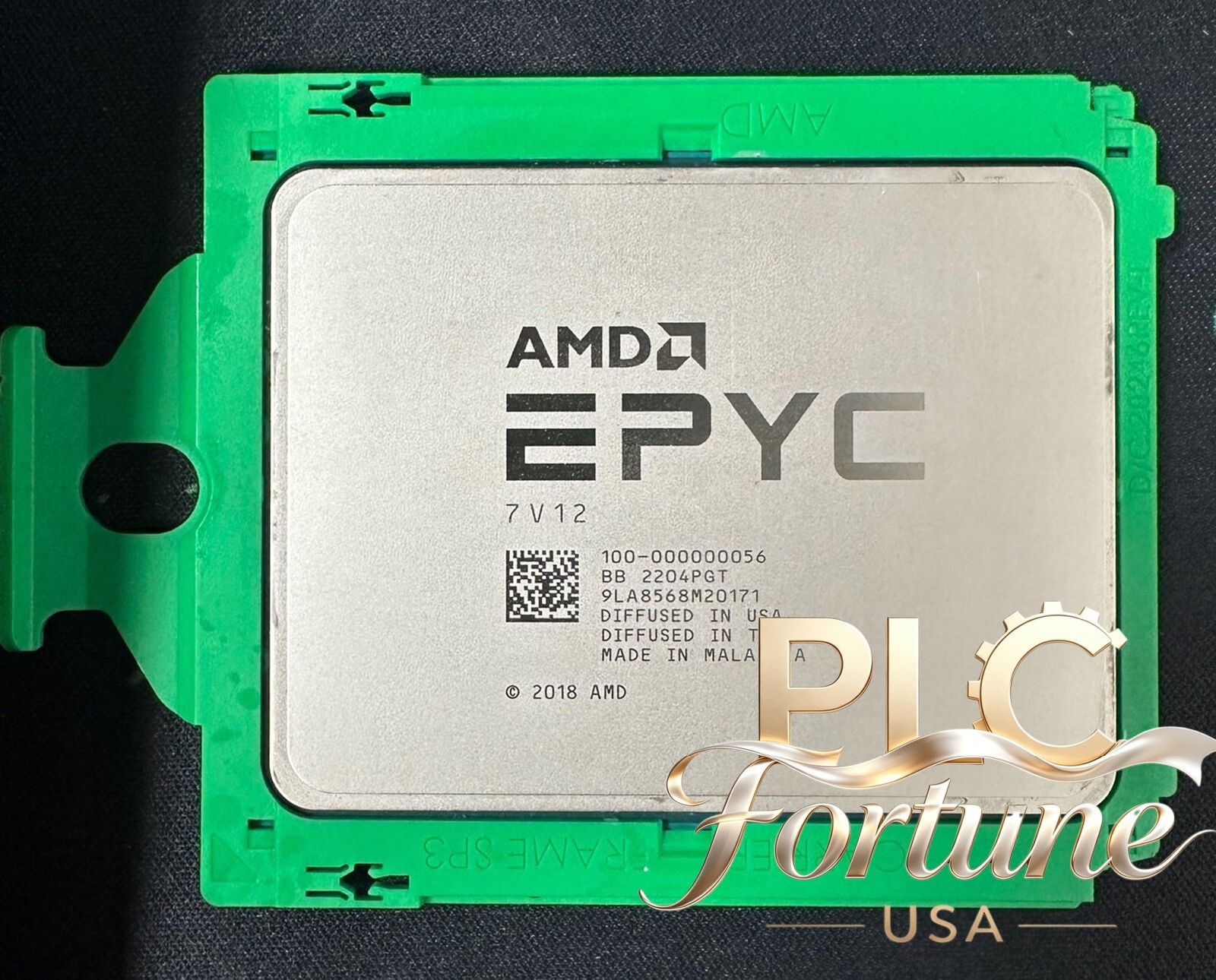 Used AMD EPYC 7V12 Miran Unlocked 64-Core 2.45GHz 256M SP3 240W CPU Processor