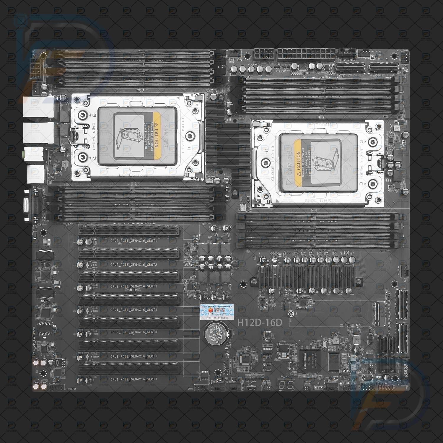 HUANANZHI H12D-16D SP3 Motherboard Support AMD EPYC 7002/7003 Series Processors