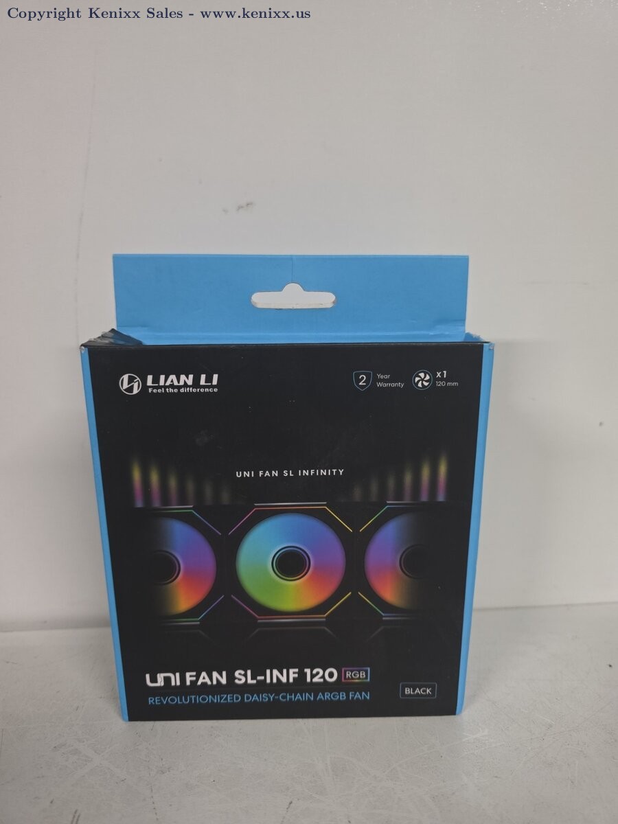Lian Li UNI Fan SL-INF 120 RGB Infinity ARGB Fan 120mm - Black Fan Only