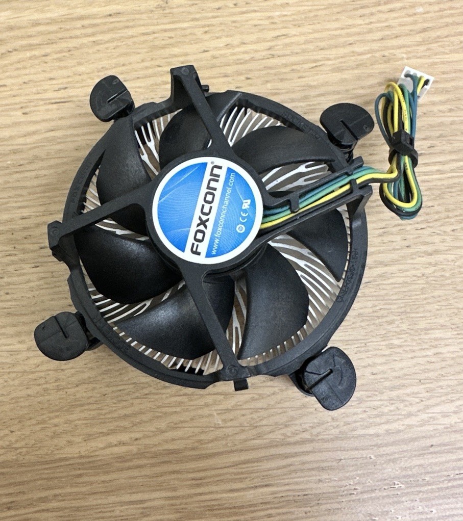 Foxconn 1U Low Profile Copper Core CPU Cooler Fan LGA 1150 1151 1155 1156 1200