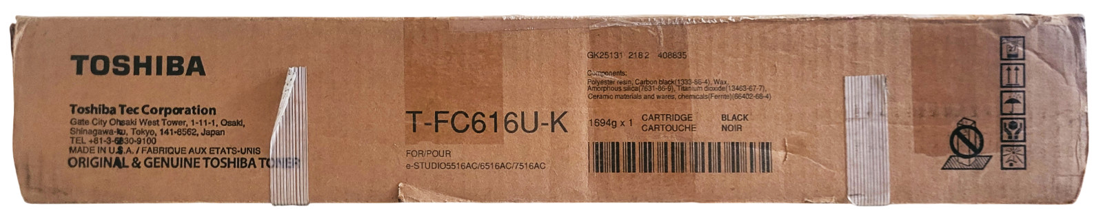 Toshiba T-FC616U-K Black Toner Cartridge New With Open Box
