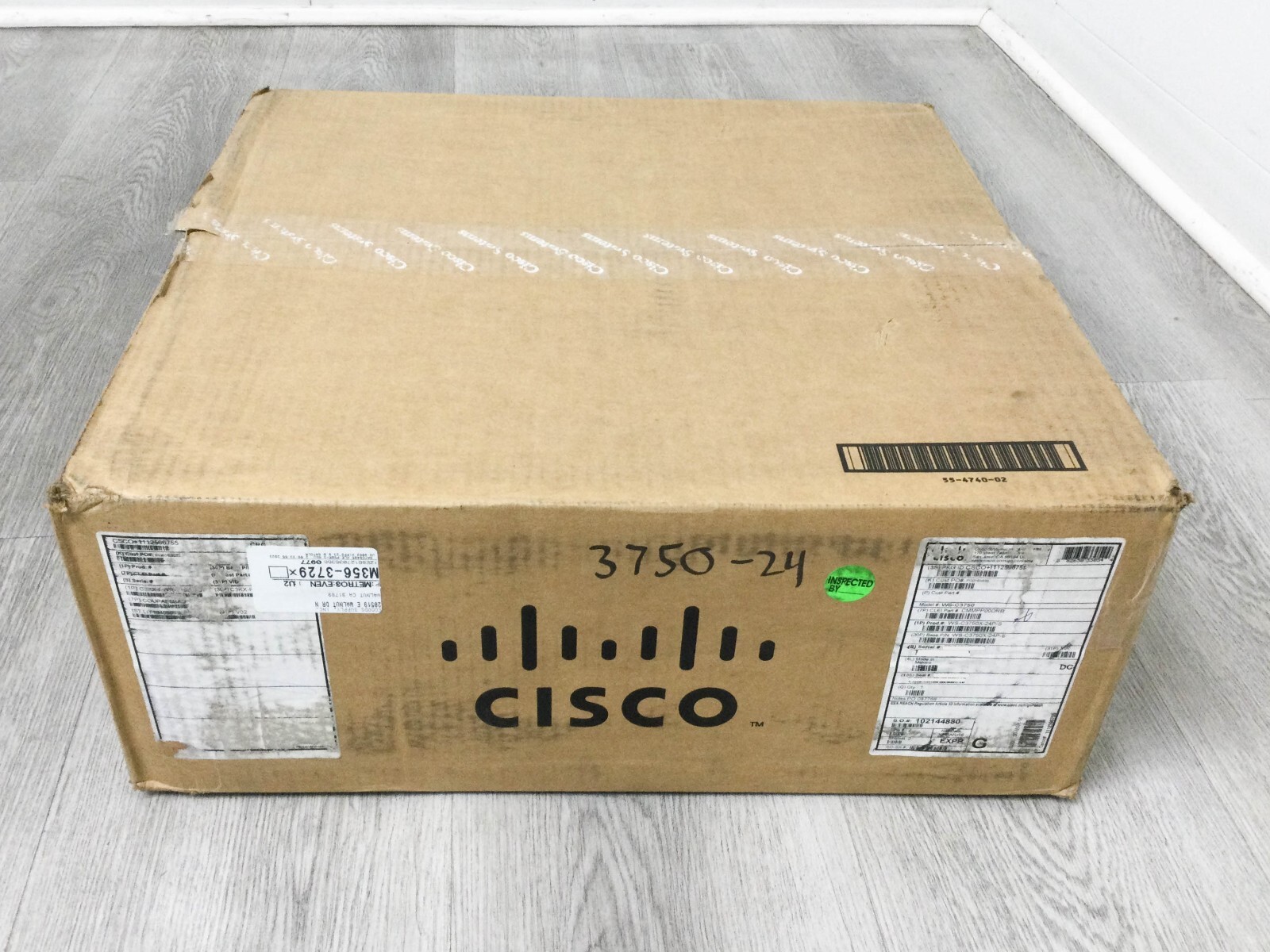 Cisco Catalyst 3750X PoE+ 24 Port Gigabit Ethernet Switch WS-C3750X-24P-S New