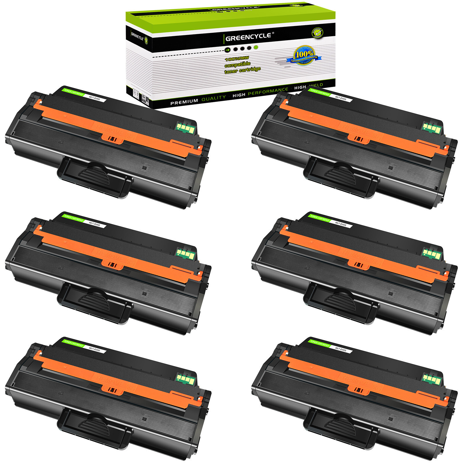 6pack MLT-D103L Toner Cartridge fit for Samsung 103L ML2950ND ML2955DW SCX4728FD