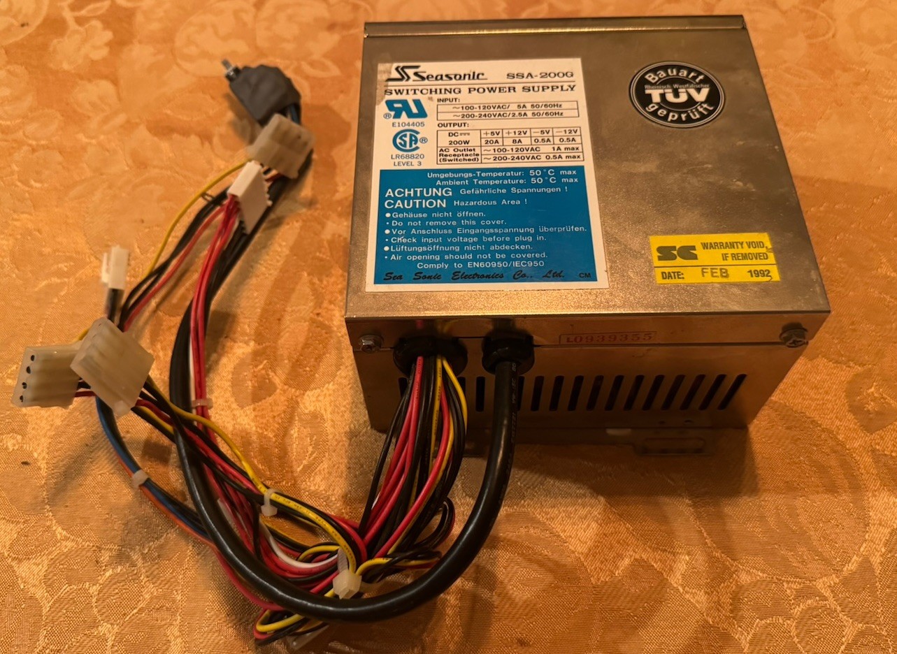 SeaSonic SSA-200G Desktop Computer Power Supply with Switch 200W