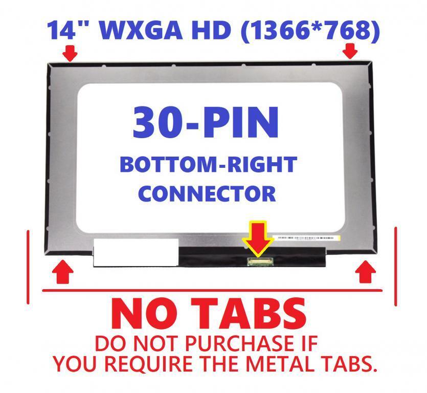 N140BGA-EA4 C1 N140BGA-EB4 Rev.C1 NO Tabs LCD Screen Glossy HD