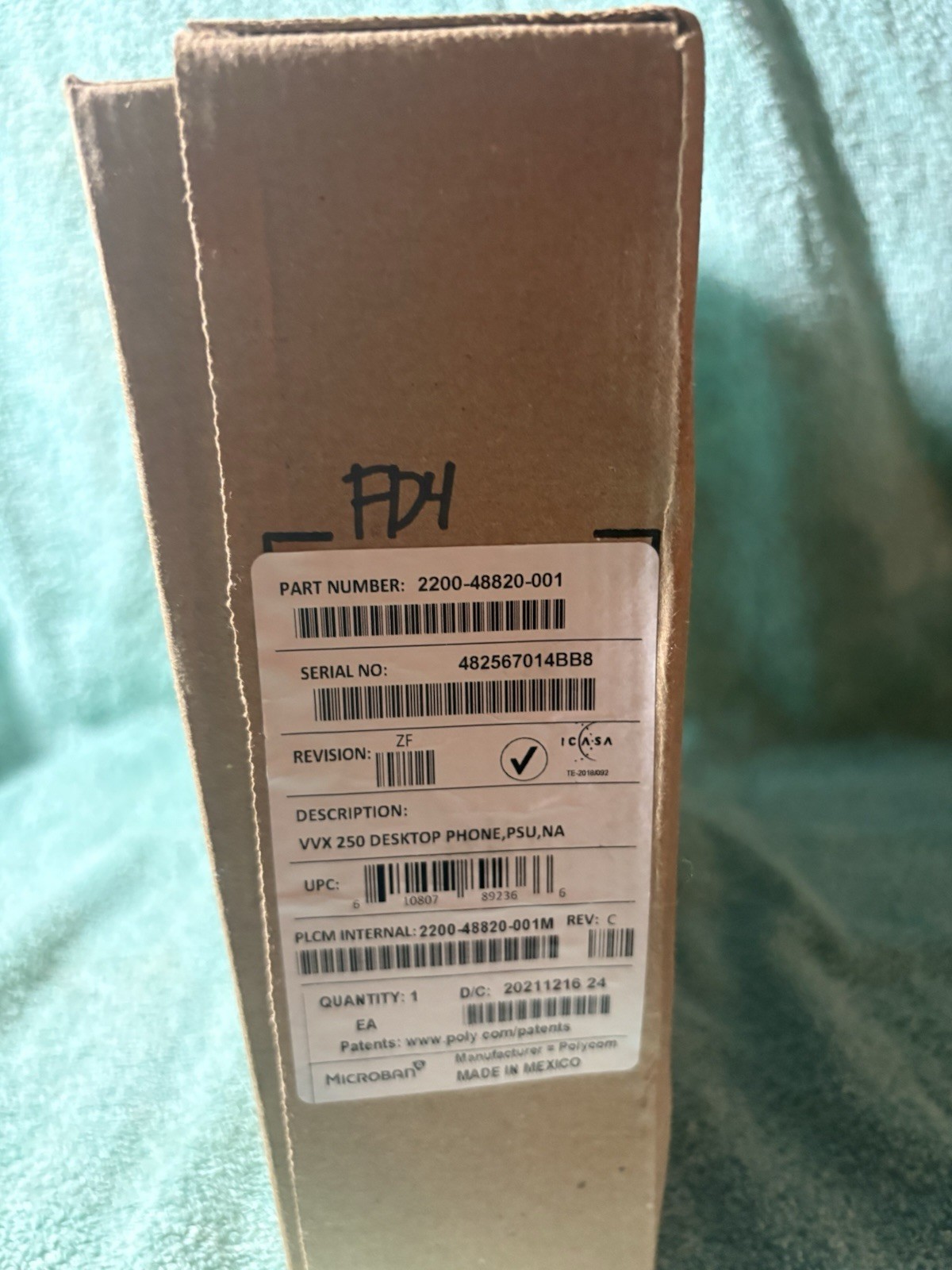 Poly VVX 250 4-Line Business IP Phone Color Display