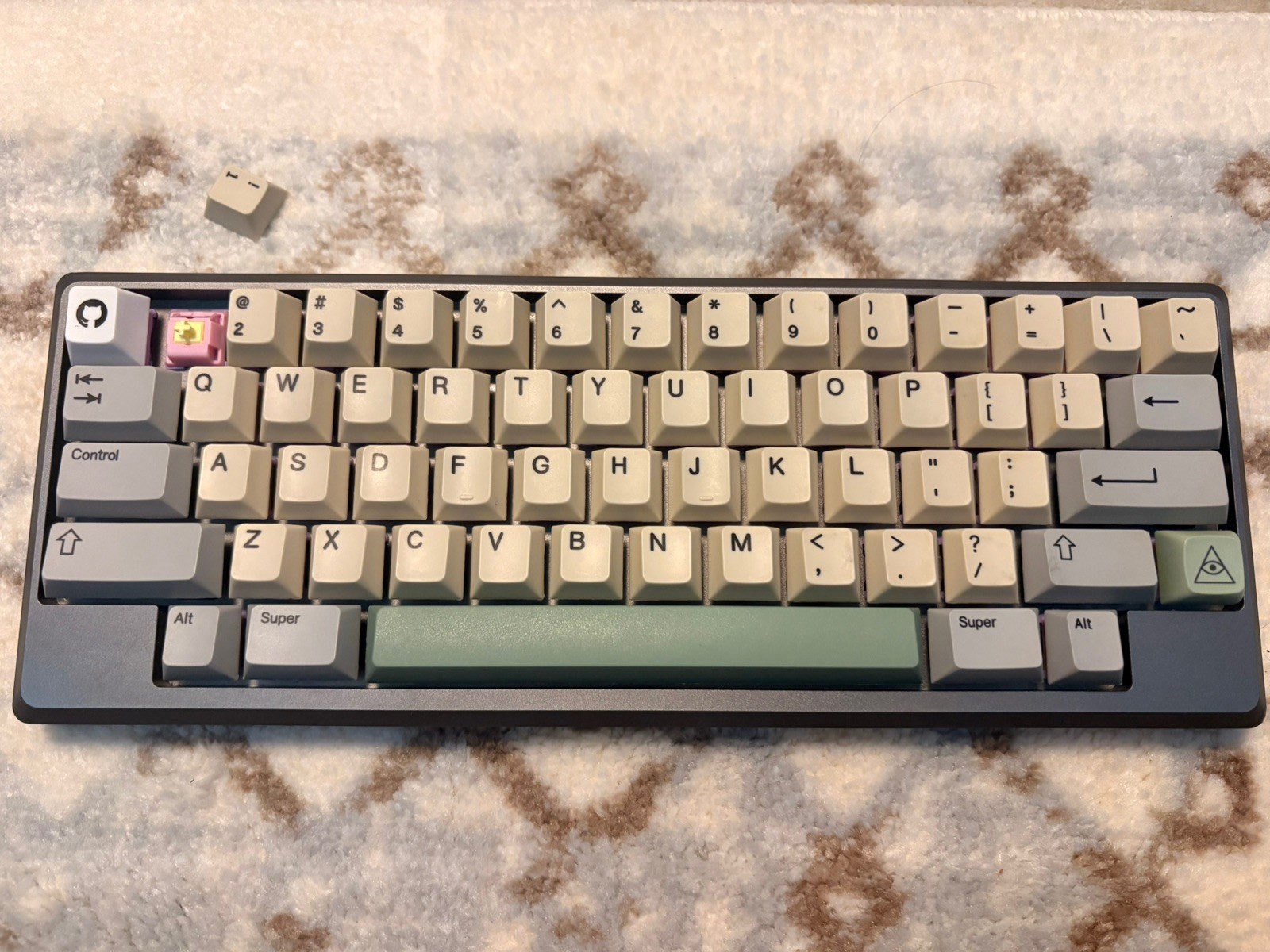 custom mechanical keyboard drop Tokyo60 banana split switches
