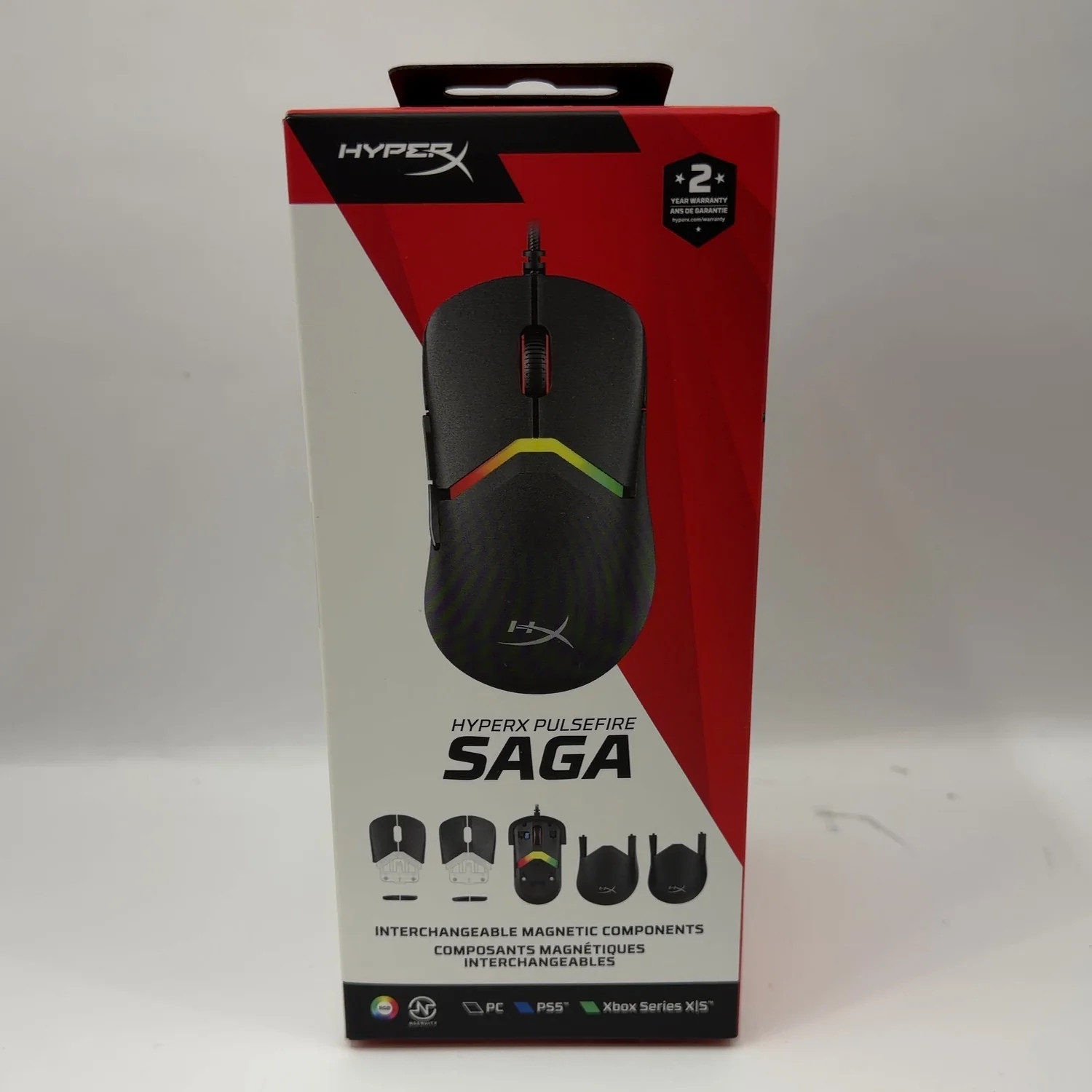 New Hyper X Pulsefire Saga Wired Gaming Mouse HXMS242