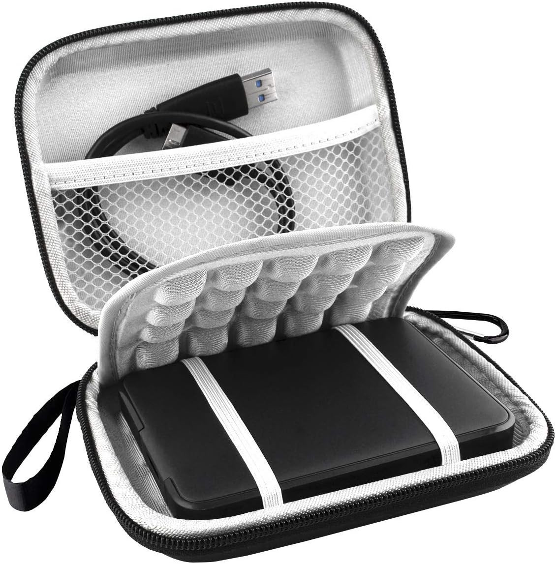 Lacdo Hard Drive Case for Western Digital WD External Hard Drive, Black