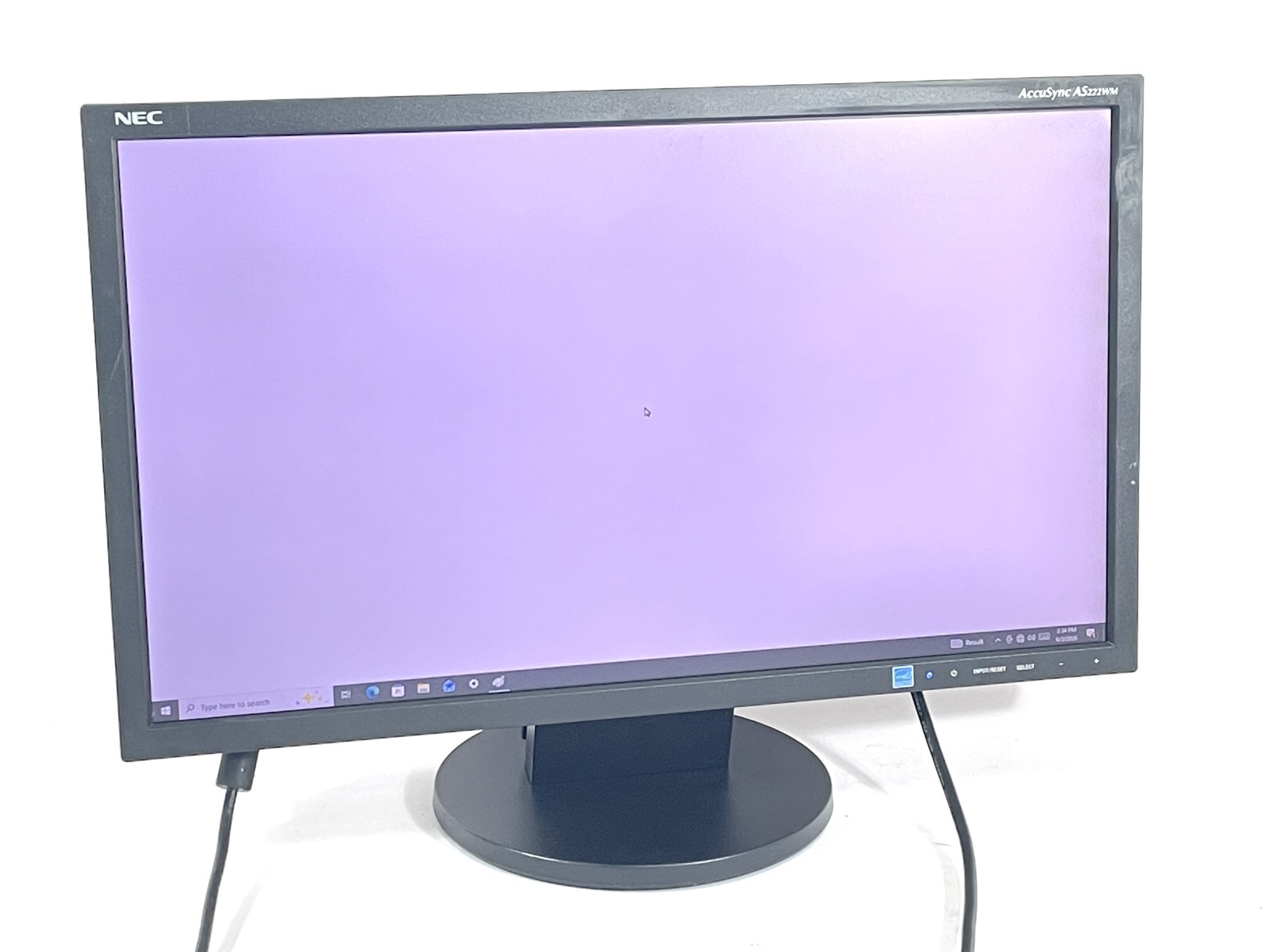 NEC AccuSync AS222WM 21.5" 1920x1080 DVI-D VGA TN Monitor AS222WM-BK - See Desc