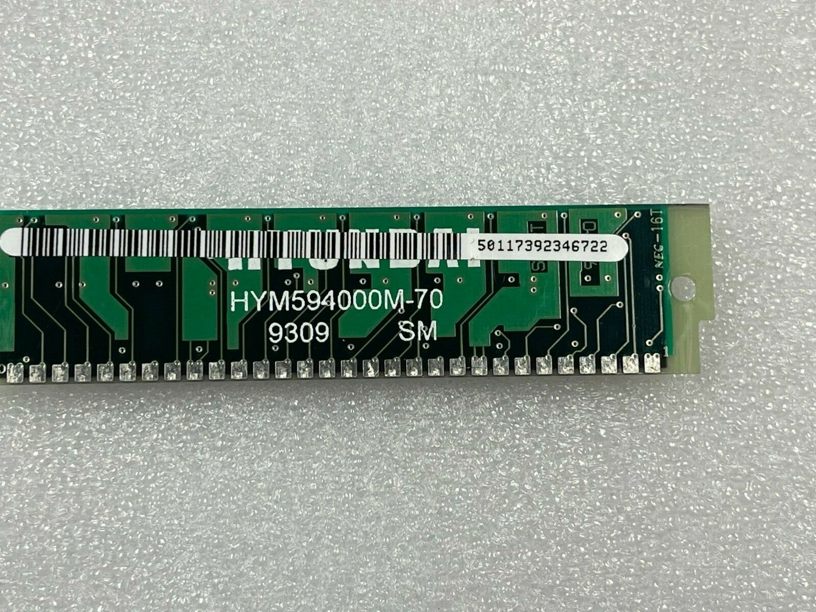 Vintage Hyundai NEW 4MB x 9-70 30 pin Simm HYM594000M-70 SUN: 501-1739