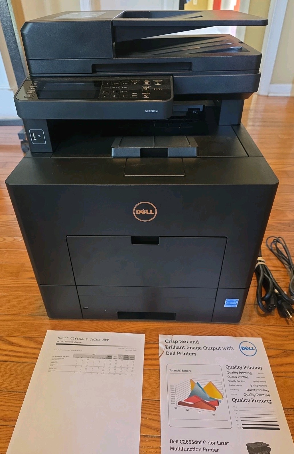 Dell C2665dnf Color Laser Multifunction Printer - EXCELLENT - Only 2,534 Pages