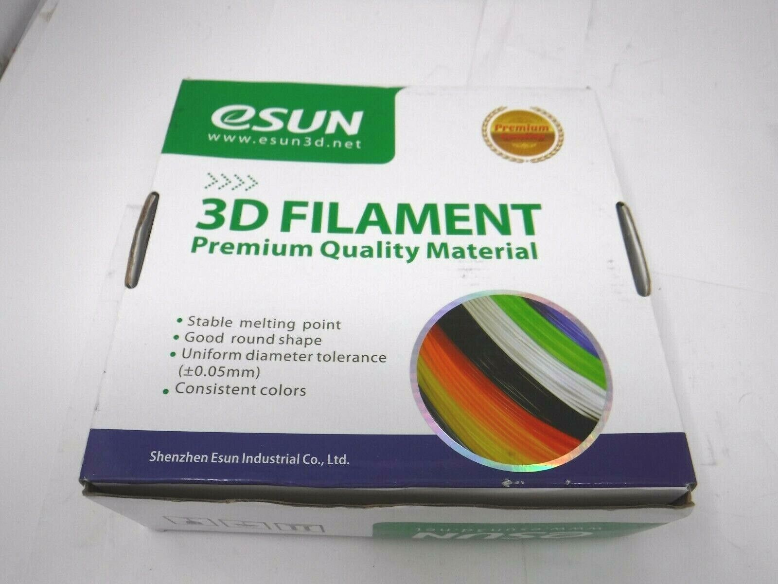 eSUN 3D Printer PETG Filament 2.85 MM Natural 0.5 KG 180-210 Print Temp *NEW* 