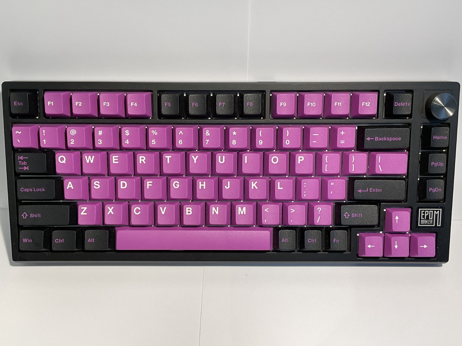 EPOMAKER TH80Pro Mechanical 75% CUSTOM CLACKY LUBED STABS PURPLE SWITCHES