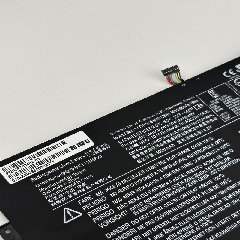 Battery L15M4P23 L15C4P23 L15C4P21 For Lenovo Yoga 910 910-13IKB 5 Pro 78Wh