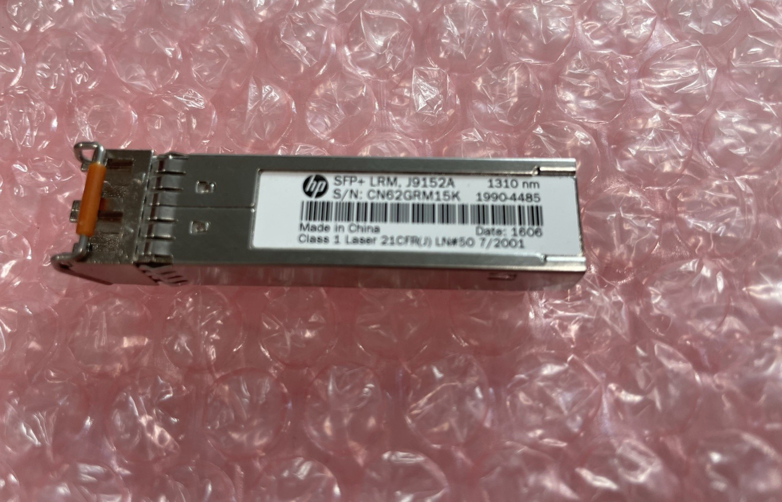 GENUINE HP Aruba J9152A 10G SFP+ LC LRM Fiber TRANSCEIVER